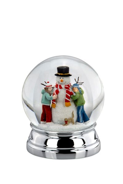 BOLA DE NIEVE - MUÑECO DE NIEVE CON NIÑOS