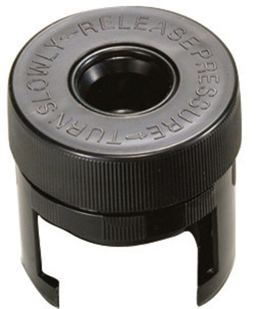 Tapón de vacío para vinos espumosos - Negro
